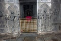 Gatekeepers to Lord Shiva, Hoysaleswara Temple, Halebedu, Karnataka, India Royalty Free Stock Photo